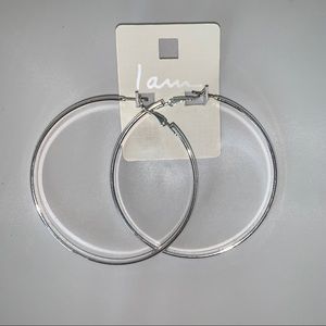 Silver Hoop Earrings